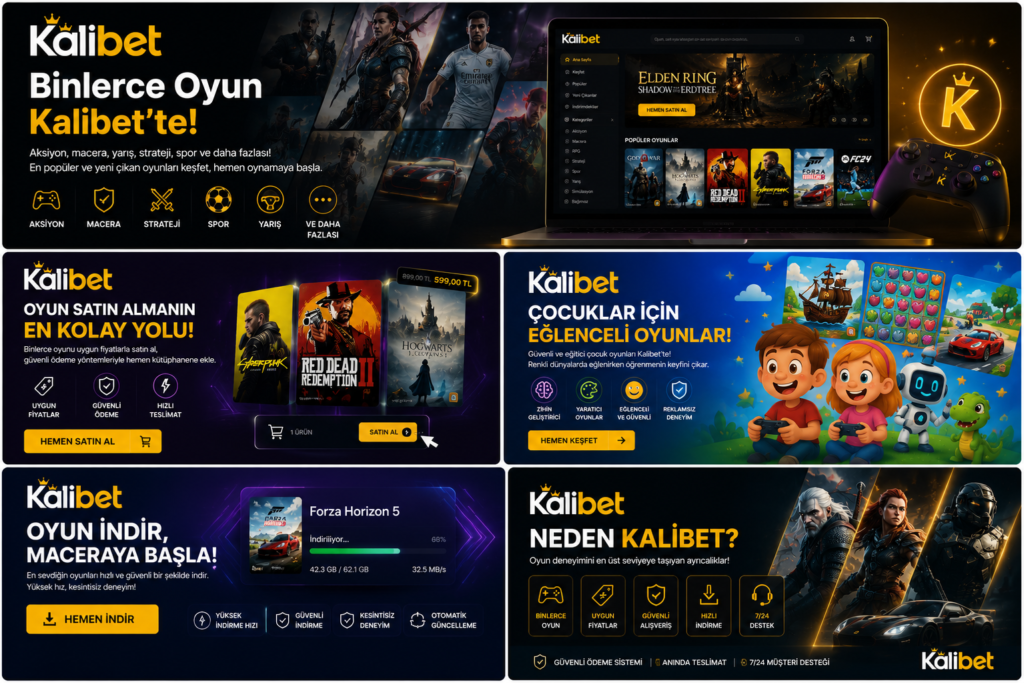 Kalibet bilgisayar ve internet online oyun platformu